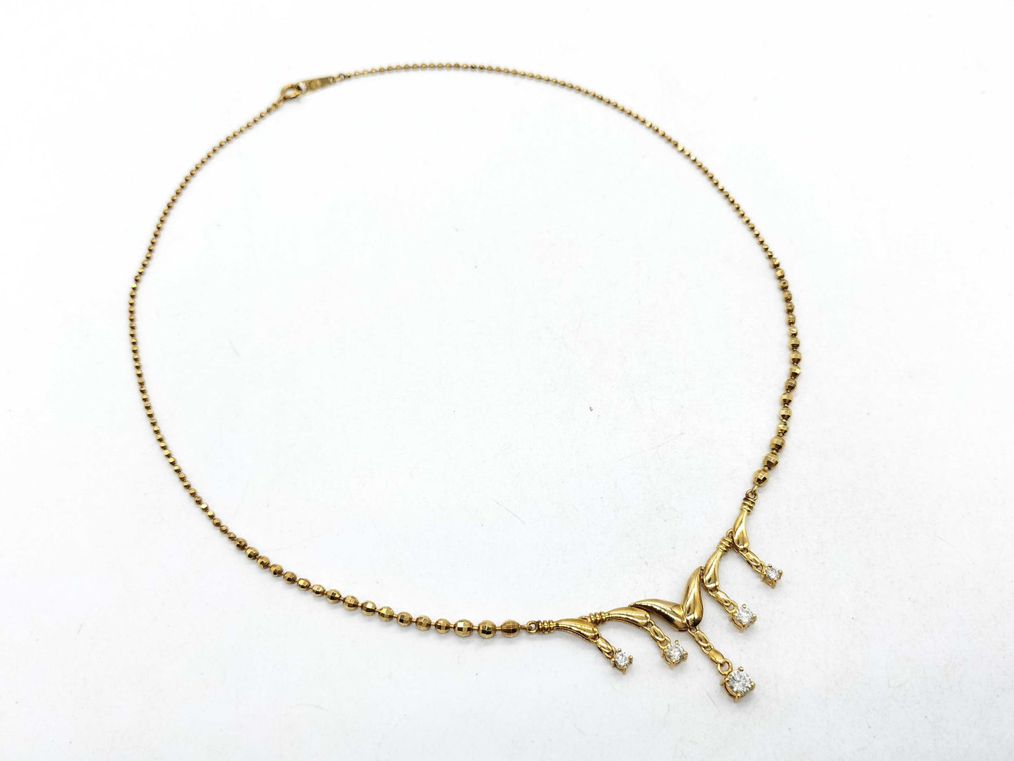 Mitsukoshi D0.50ct K18 8.6g Necklace 