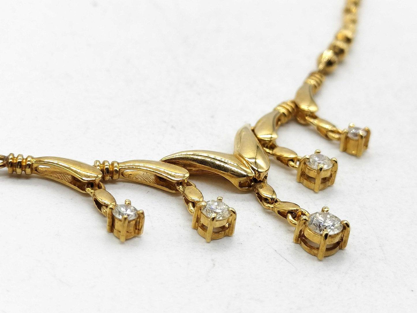 Mitsukoshi D0.50ct K18 8.6g Necklace 