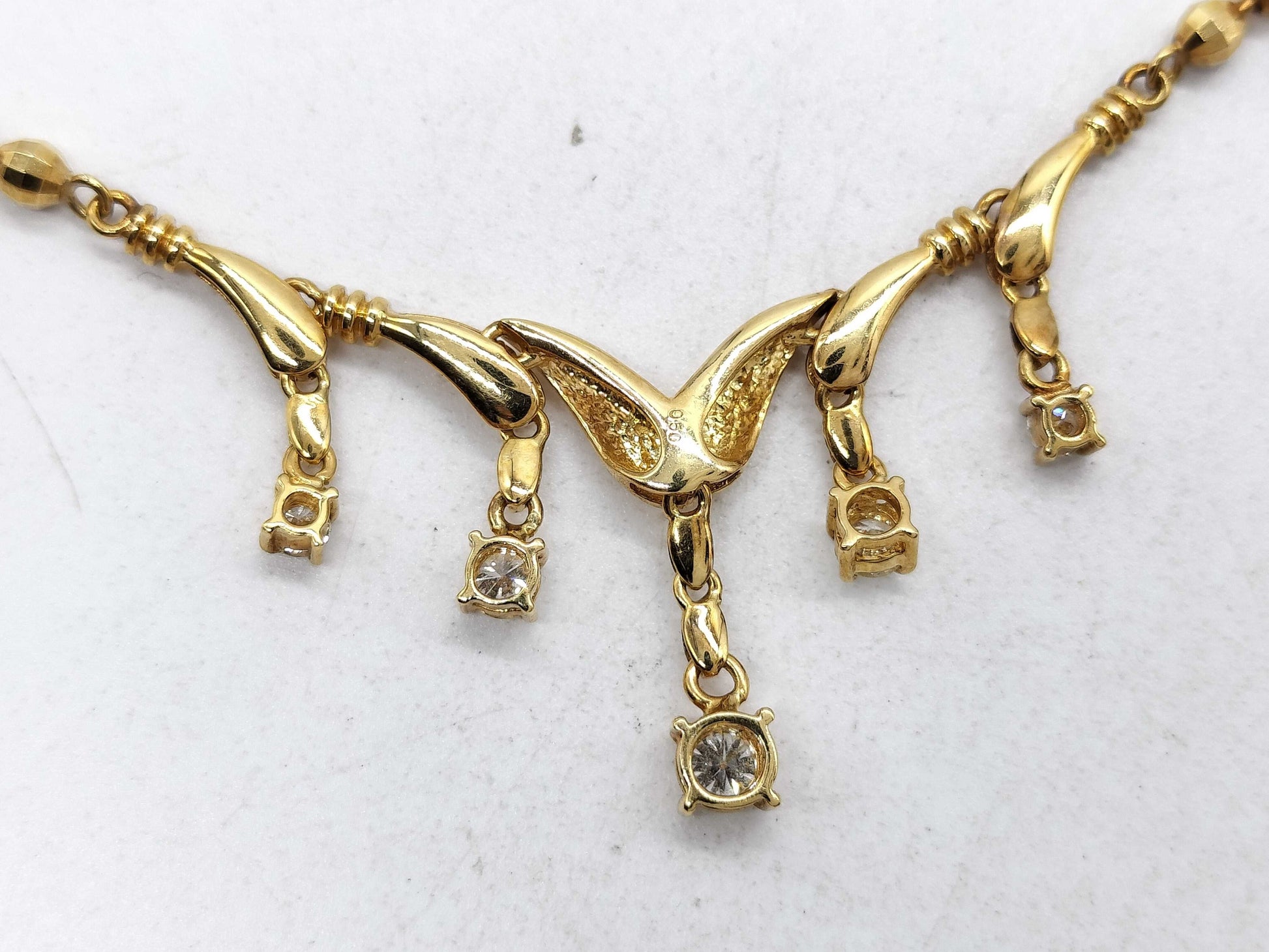 Mitsukoshi D0.50ct K18 8.6g Necklace 