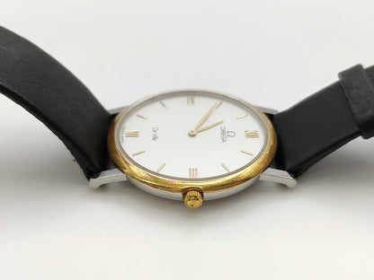 OMEGA Devil Leather Belt Women's Watch