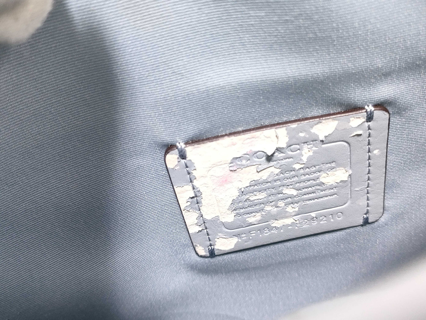 COACH Signature PVC Canvas Bag and Pouch Set Shoulder Bag