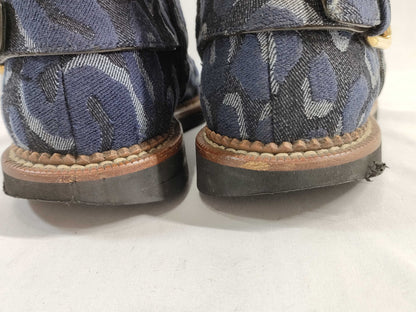 LOUIS VUITTON Leopard print half boots, boots, denim, other shoes