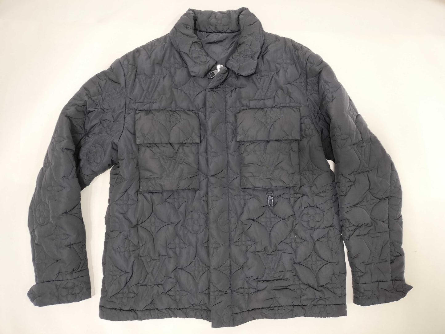 LOUIS VUITTON Monogram Quilted Down Coat