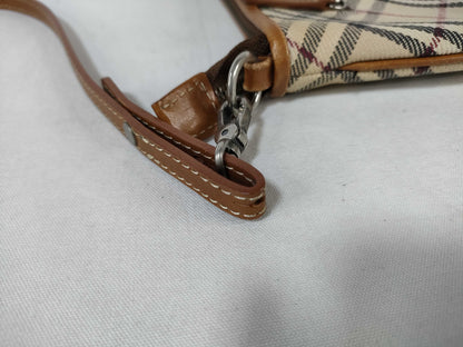 BURBERRY Blue Label Blue Label/Check/Shoulder/Canvas Shoulder Bag