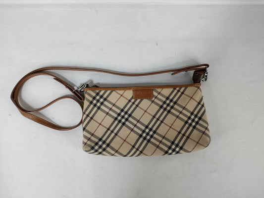 BURBERRY Blue Label Blue Label/Check/Shoulder/Canvas Shoulder Bag