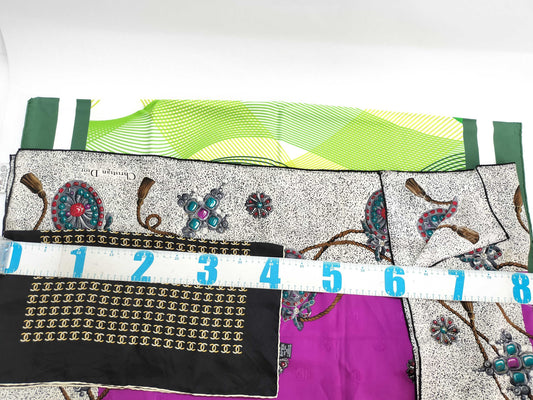 CHANEL/Rolex/Dior Scarf 3-Piece Set