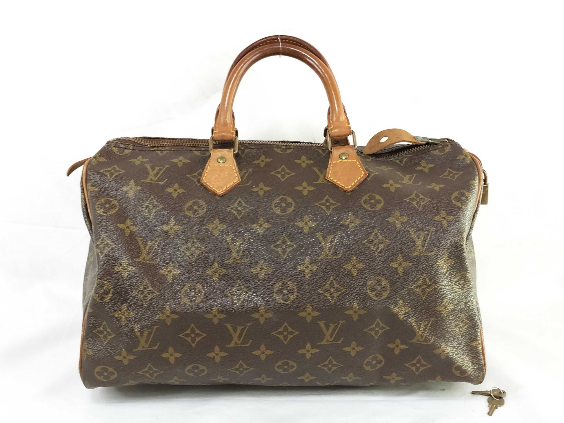 LOUIS VUITTON Monogram M41107 Speedy 35 Boston Bag