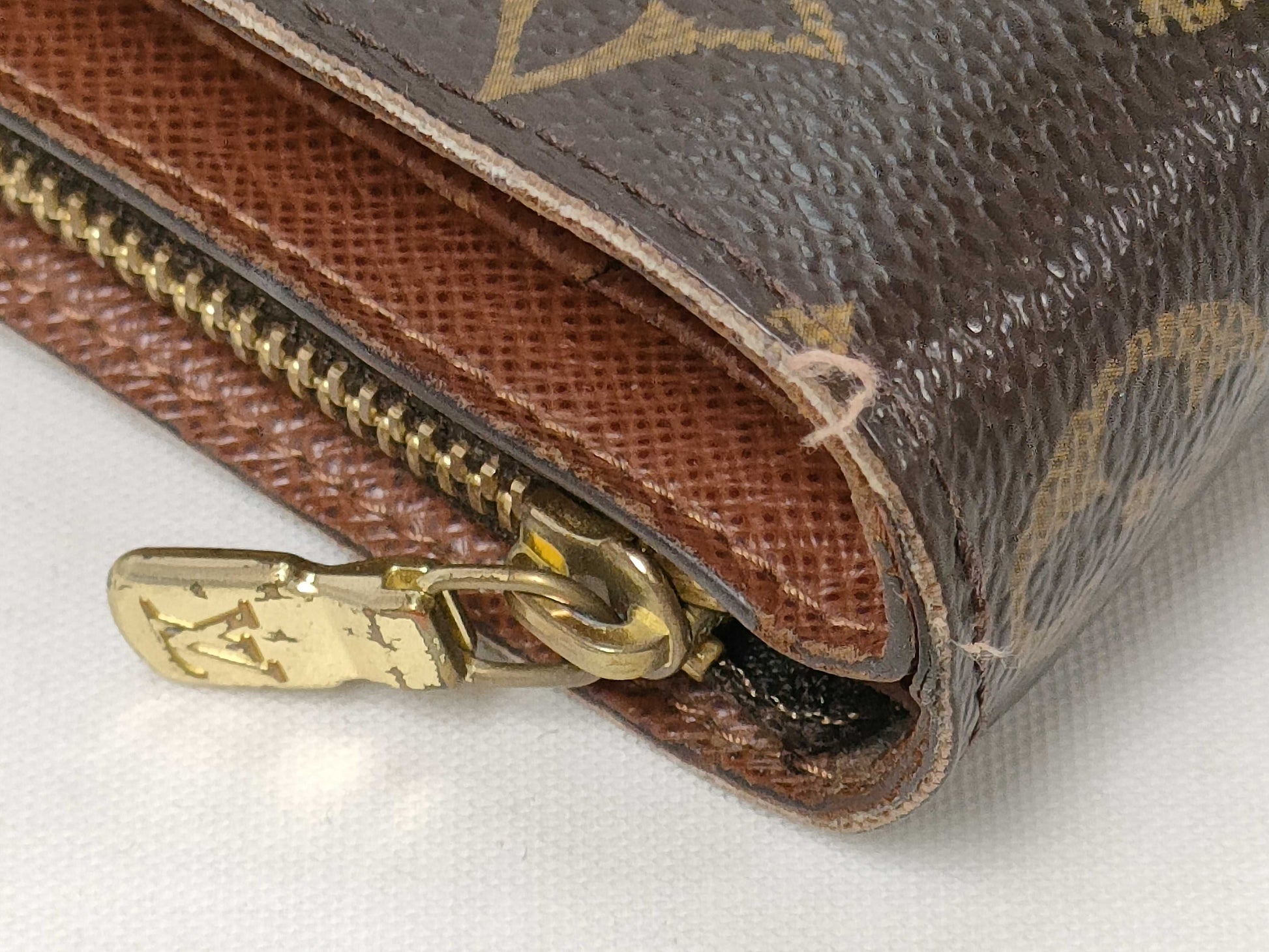 LOUIS VUITTON Monogram Wallet/Pouch/Key Case Set