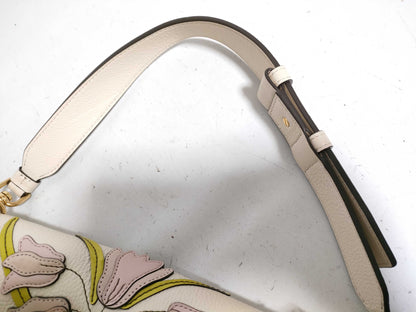 Tory Burch Floral/Leather/2Way Chain Shoulder Bag Shoulder Bag