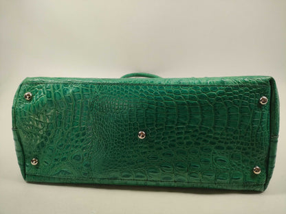 FURLA Green Tote Bag