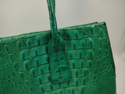FURLA Green Tote Bag