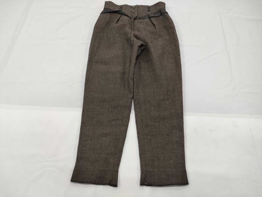 Dior Pants Bottoms Leather High Waist Pants