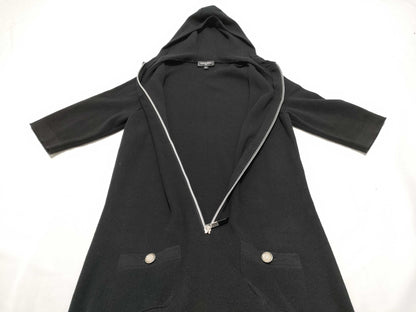 CHANEL Knit Zip-Up Dress
