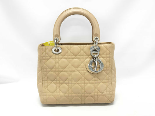 Dior Lady Dior Beige Handbag