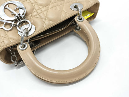 Dior Lady Dior Beige Handbag
