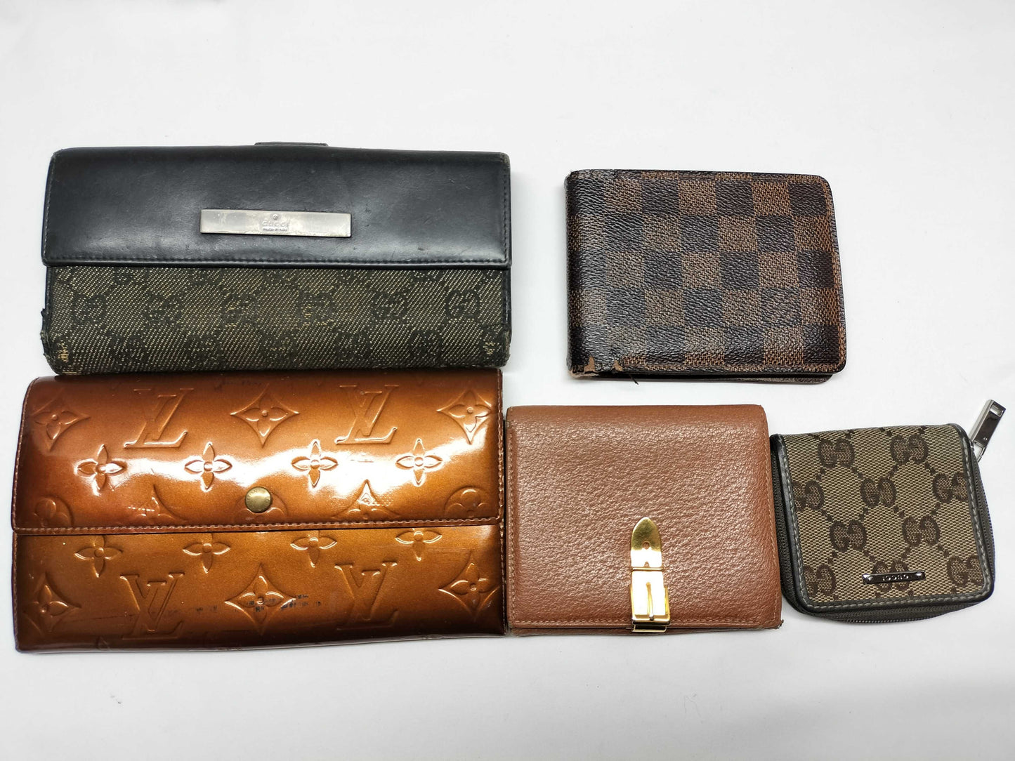 LOUIS VUITTON Gucci/Louis Vuitton Wallet Set Wallet