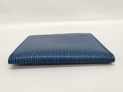 LOUIS VUITTON Epi Bi-fold Wallet Wallet Blue Wallet