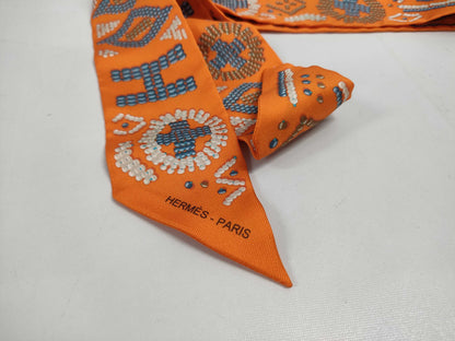 HERMES Twilly Orange Other Accessories