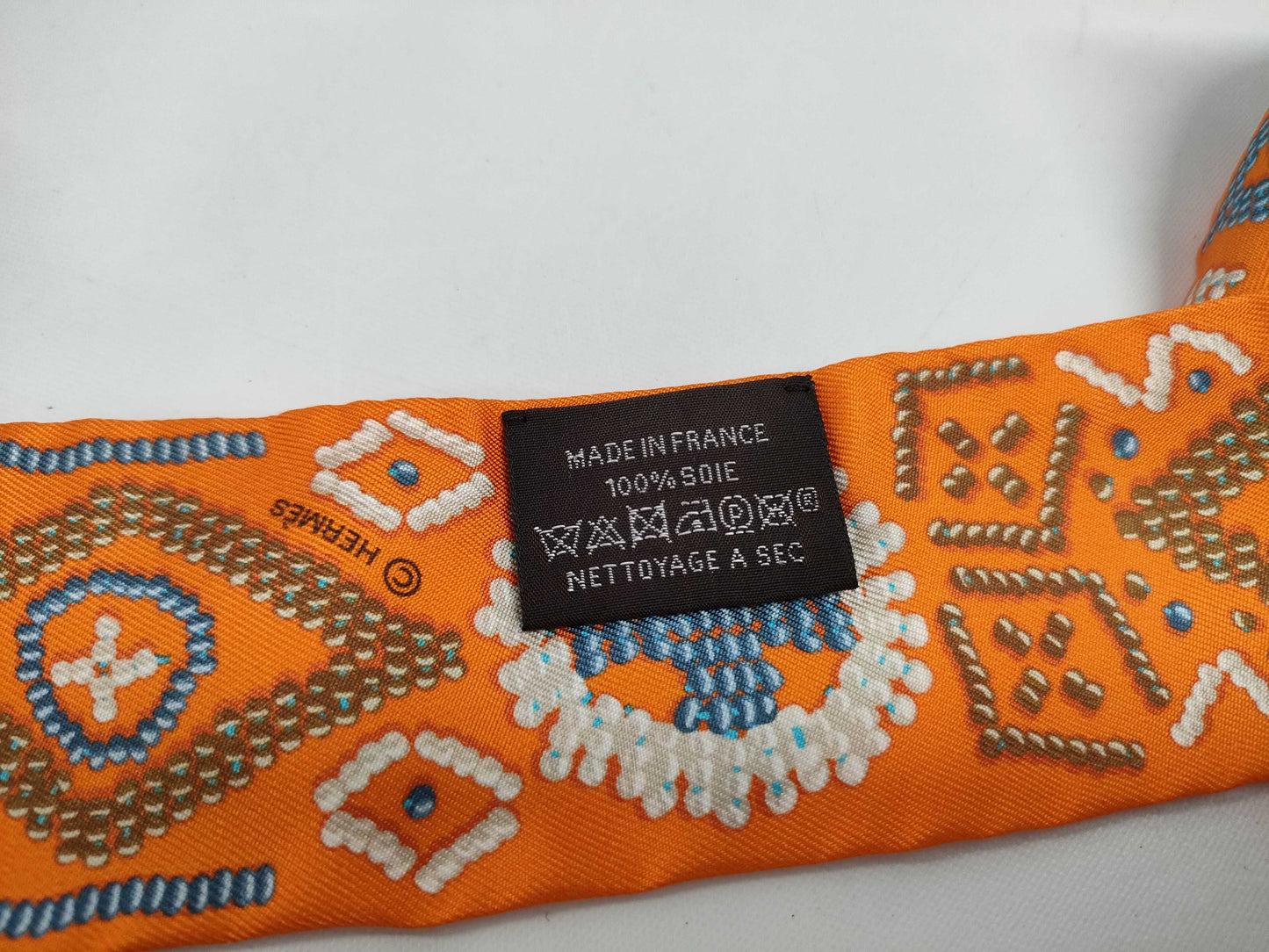 HERMES Twilly Orange Other Accessories