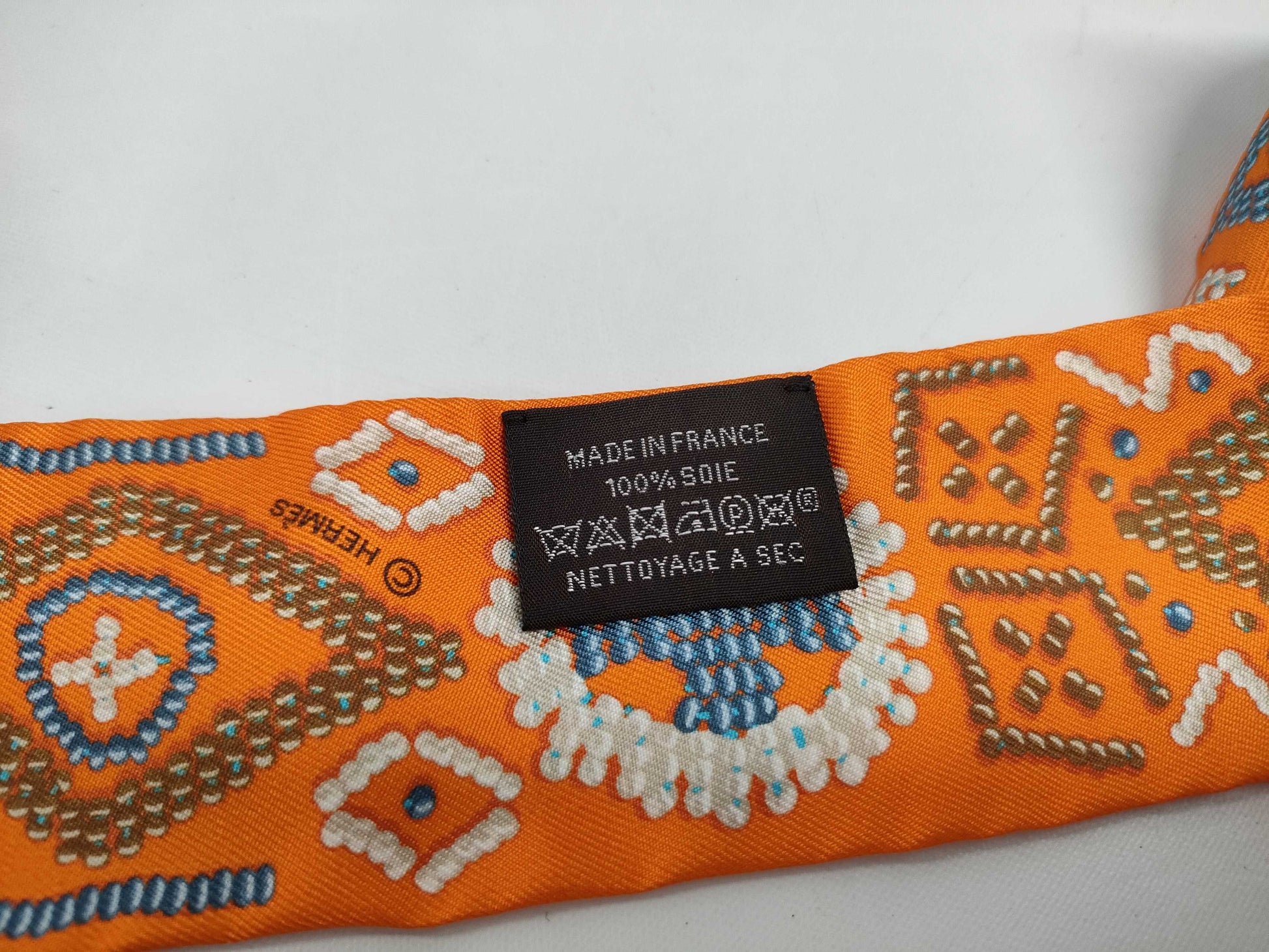 HERMES Twilly Orange Other Accessories