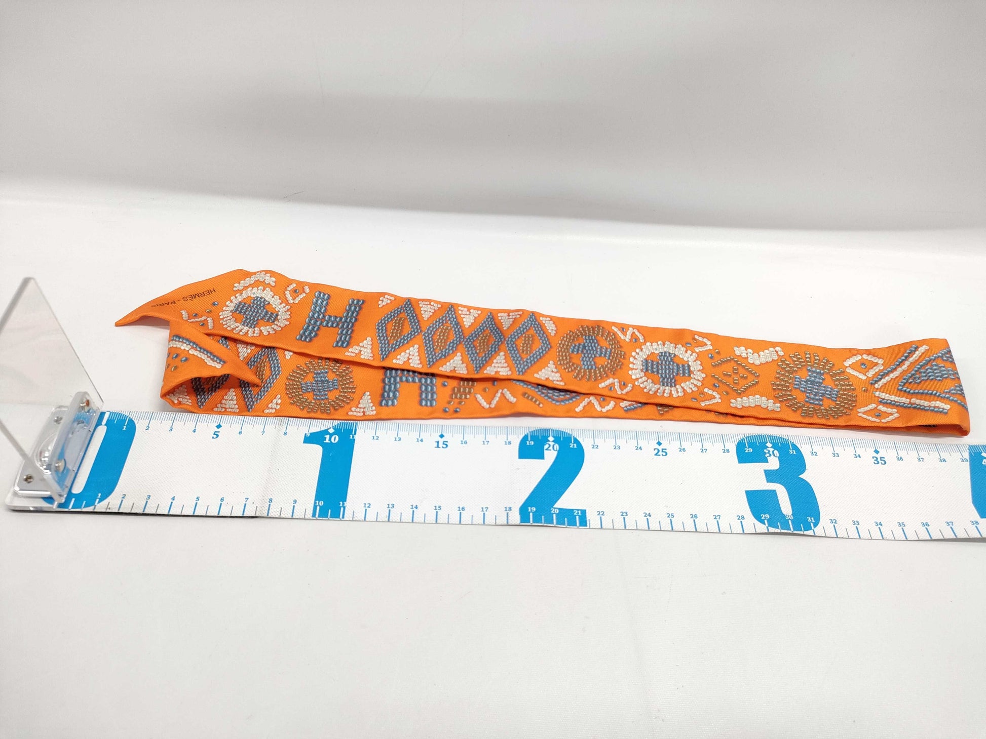 HERMES Twilly Orange Other Accessories