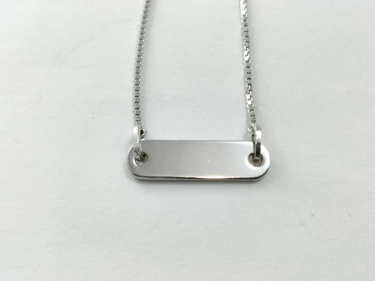 Dior logo plate necklace necklace