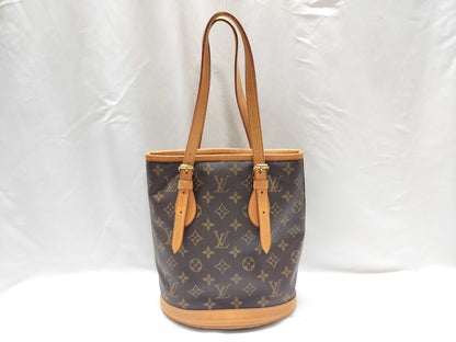 LOUIS VUITTON Monogram Bucket Shoulder Bag 