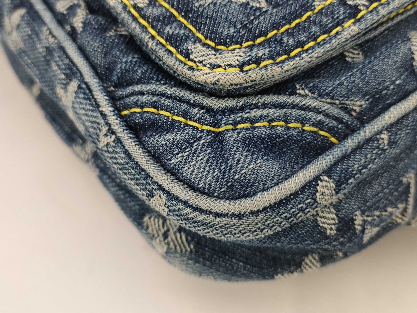 LOUIS VUITTON Denim Bum Bag Waist Bag