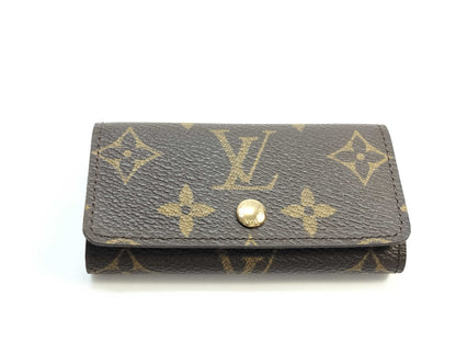 LOUIS VUITTON Monogram 3-Key Case Key Case/Key Holder