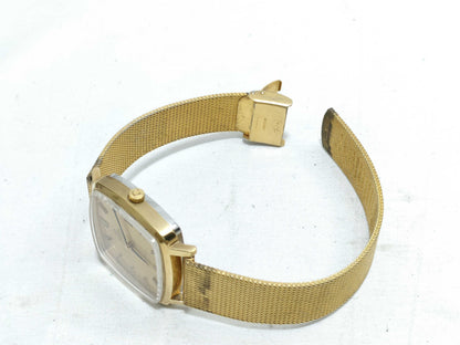 OMEGA Devil Square Gold Color Automatic Antique Women's Watch