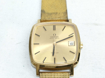 OMEGA Devil Square Gold Color Automatic Antique Women's Watch