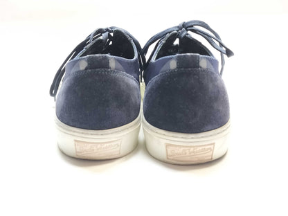 LOUIS VUITTON Tattoo Line Canvas x Leather Navy Sneakers