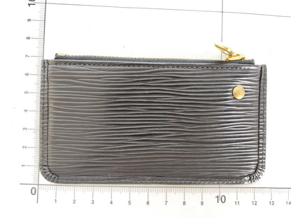 LOUIS VUITTON Epi Pochette Cle Noir Wallet