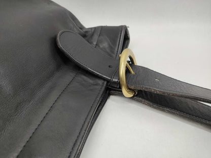 COACH COACH Old Coach Leather Bag Black Tote Bag