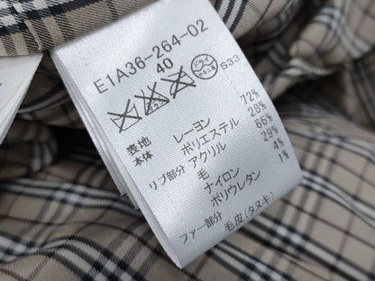 BURBERRY Blue Label Down Coat