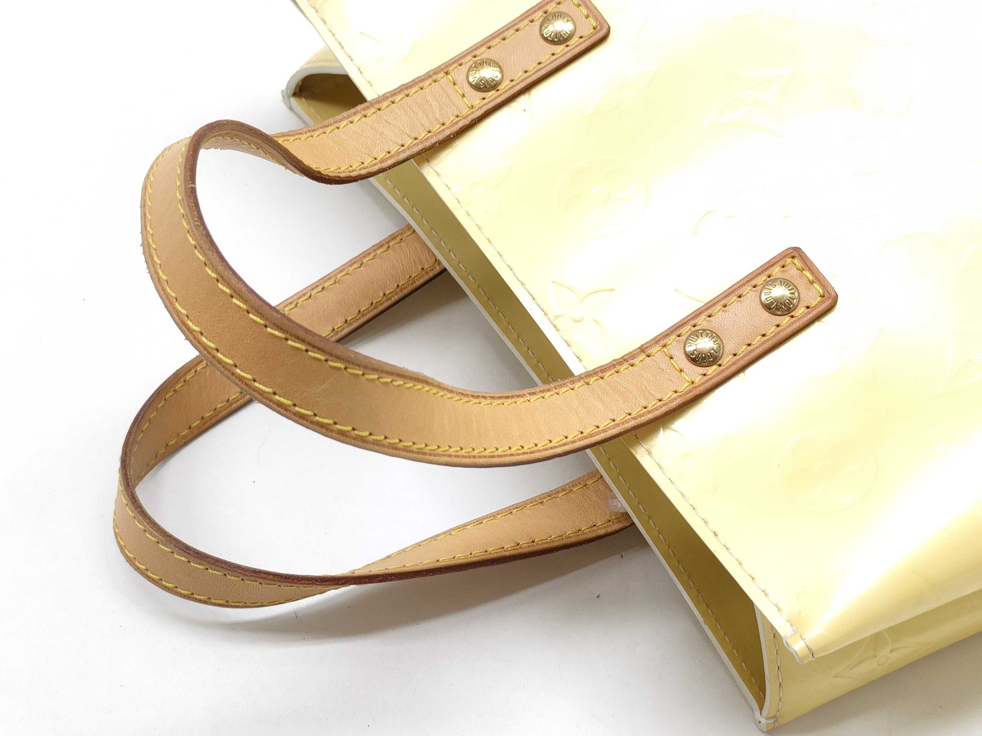 LOUIS VUITTON Vernis M91334 Lead PM Handbag