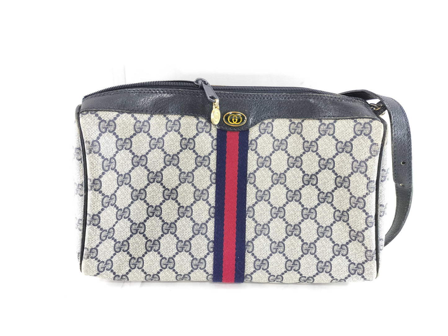 GUCCI GG Supreme Sherry ST Torn Shoulder Bag