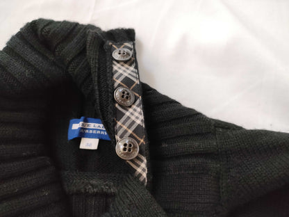 BURBERRY Blue Label Check Knit Skirt Black Top