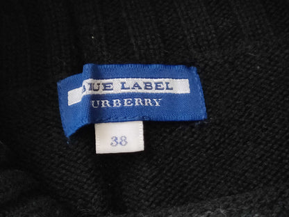 BURBERRY Blue Label Check Knit Skirt Black Top