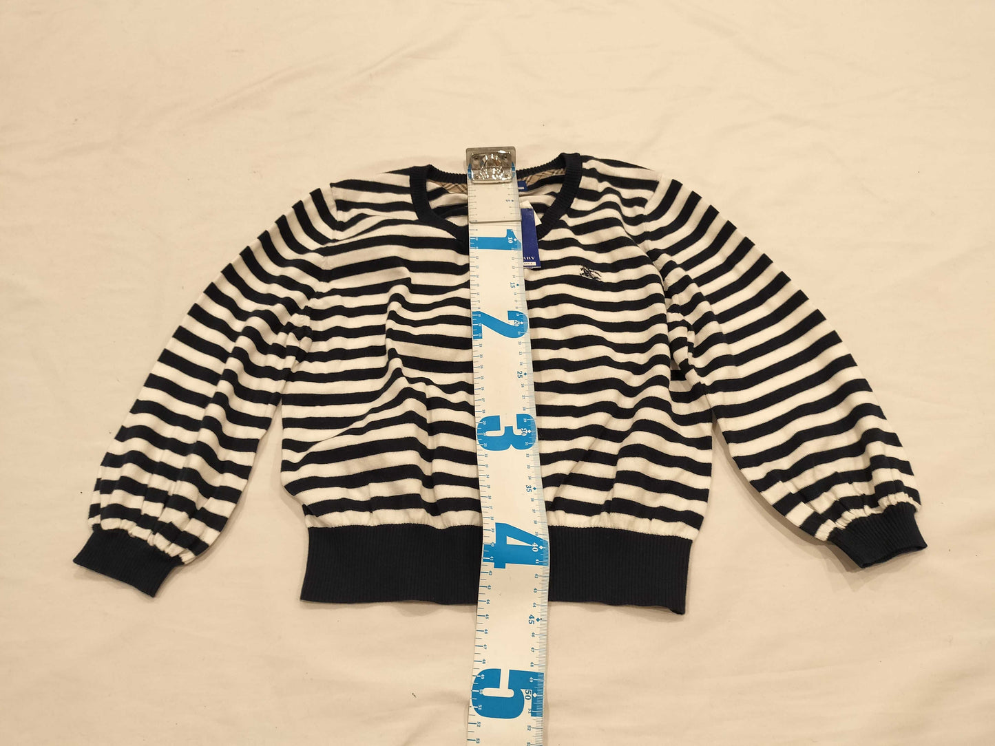 BURBERRY Blue Label Border Cardigan with Tag