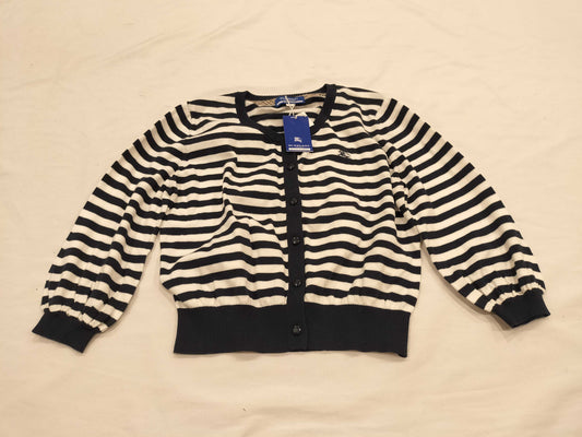 BURBERRY Blue Label Border Cardigan with Tag