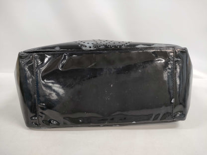 CHANEL Patent Leather/Triple Coco/Tote Bag