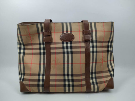 Burberrys Check Tote Bag