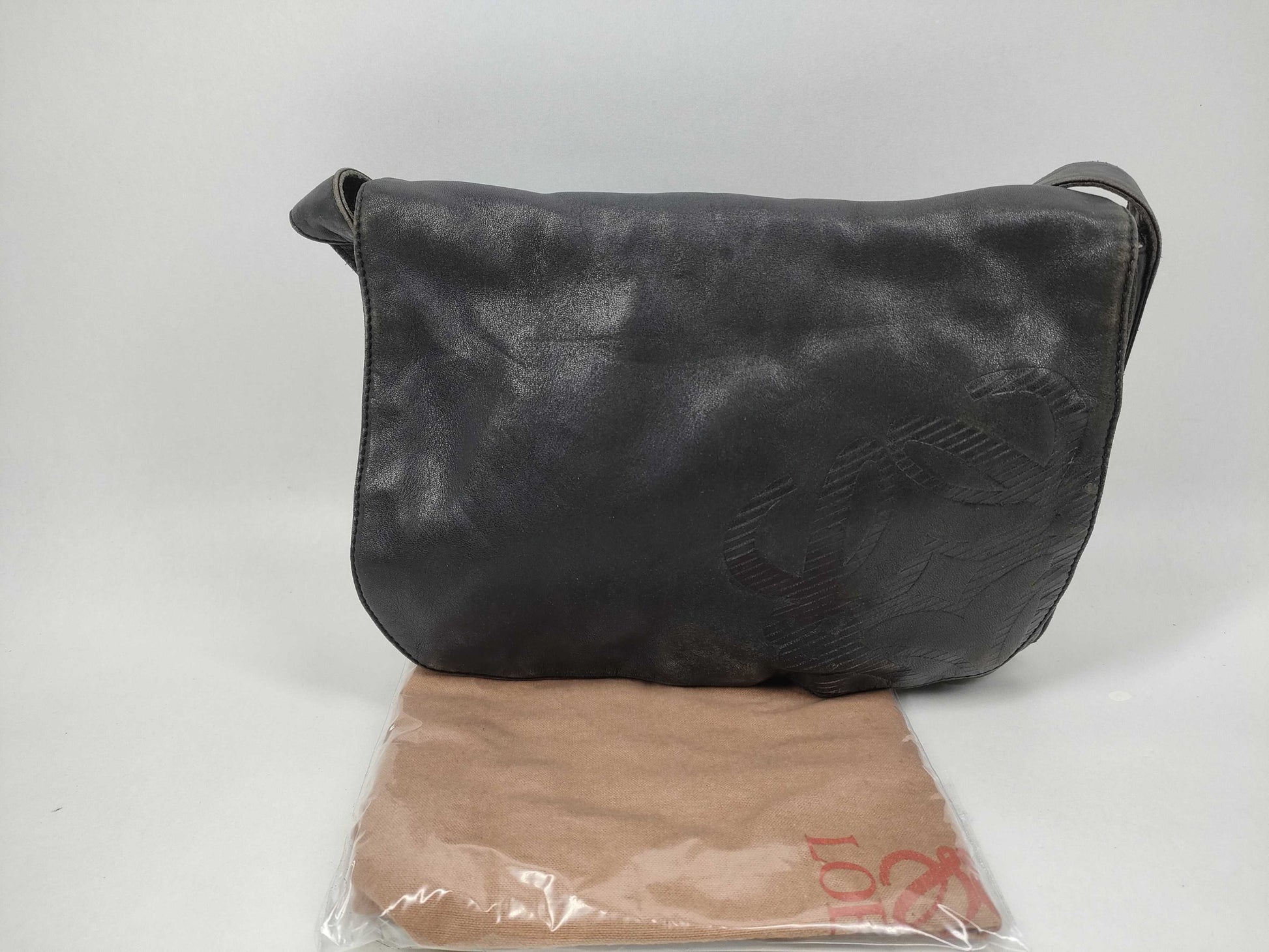 LOEWE Anagram Leather Shoulder Bag