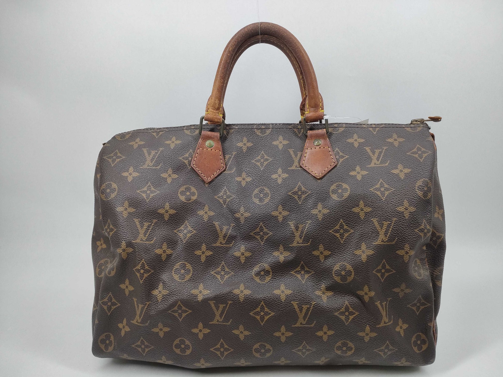 LOUIS VUITTON Monogram M41107 Speedy 35 Boston Bag