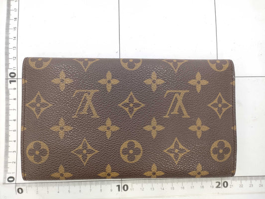 LOUIS VUITTON Monogram Louis Vuitton Long Wallet M61725 Porte-Feuille Sara Monogram Wallet