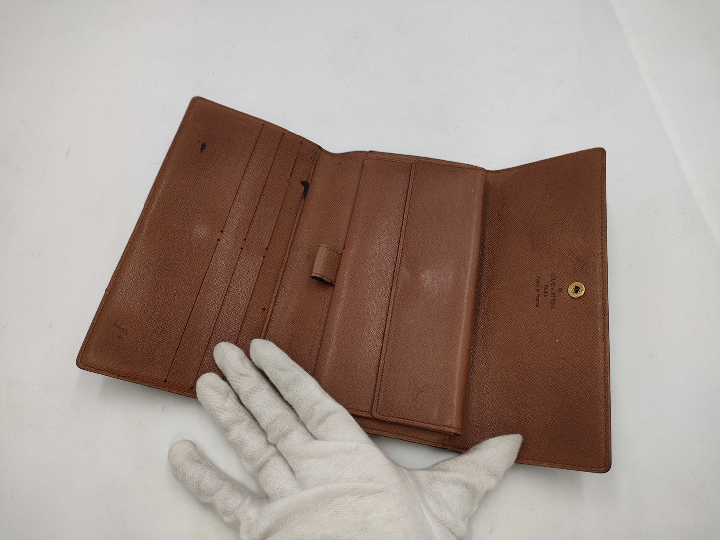 LOUIS VUITTON Monogram Louis Vuitton Long Wallet M61725 Porte-Feuille Sara Monogram Wallet