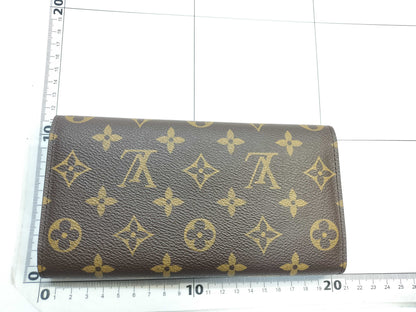 LOUIS VUITTON Monogram M61217 Portefeuille International Wallet
