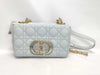 Dior Caro/Small/Shoulder/Lamb Leather Shoulder Bag