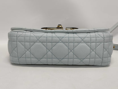 Dior Caro/Small/Shoulder/Lamb Leather Shoulder Bag
